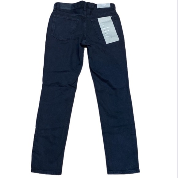 Everlane The Slim Fit Jean NWT 31x30 Black Low Stretch Denim Casual Grunge Goth - Picture 4 of 15